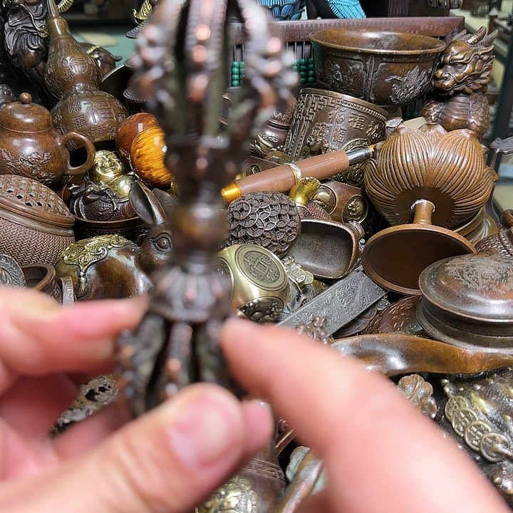 铜器办公室茶室摆件