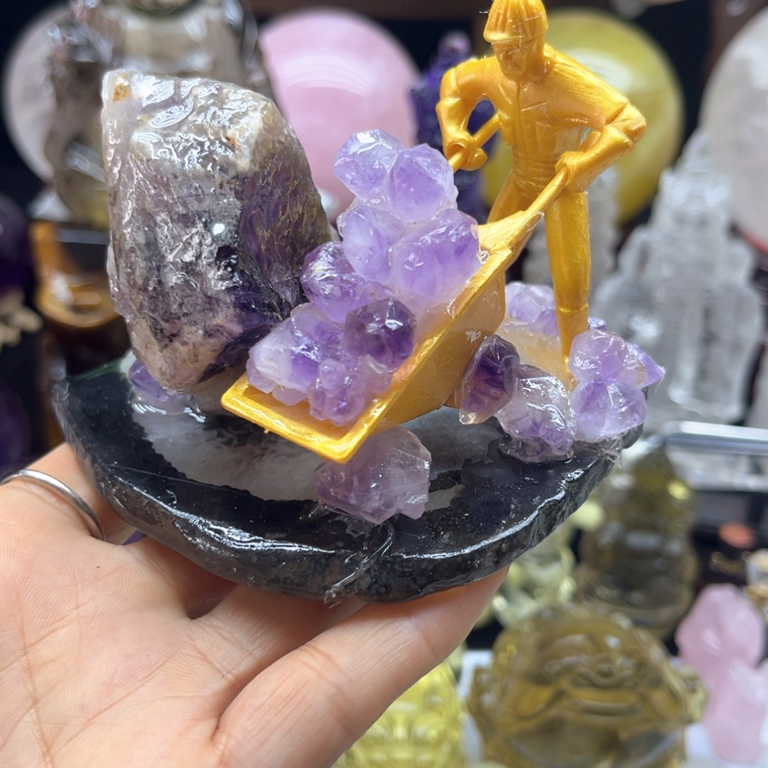 水晶摆件未镶嵌水晶