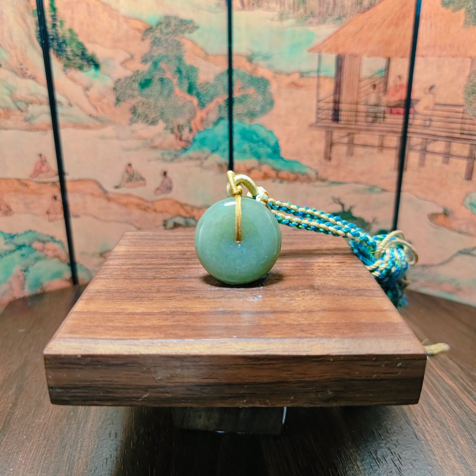 Q和田玉平安扣吊坠0897