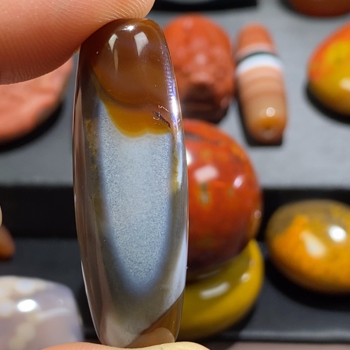 我***3玛瑙/玉髓未镶嵌挂件