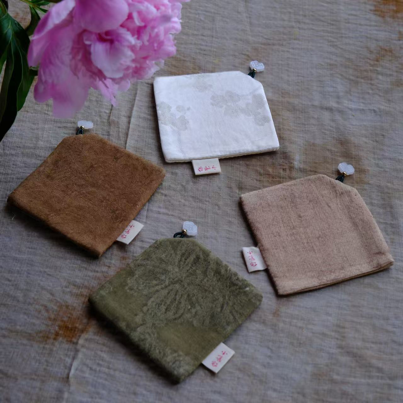 小喜宅 四时如意杯垫