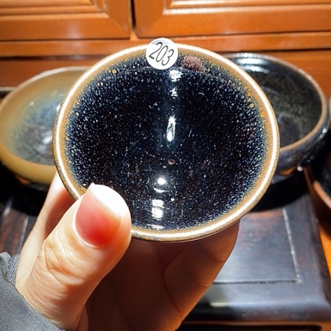 茶盏柴烧手工兜里盏