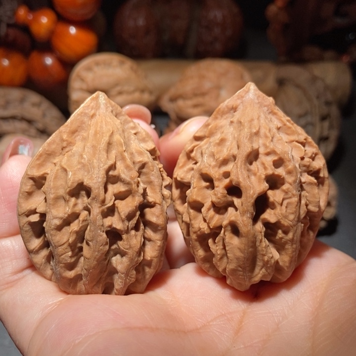 把件文玩核桃东北楸子小雪207