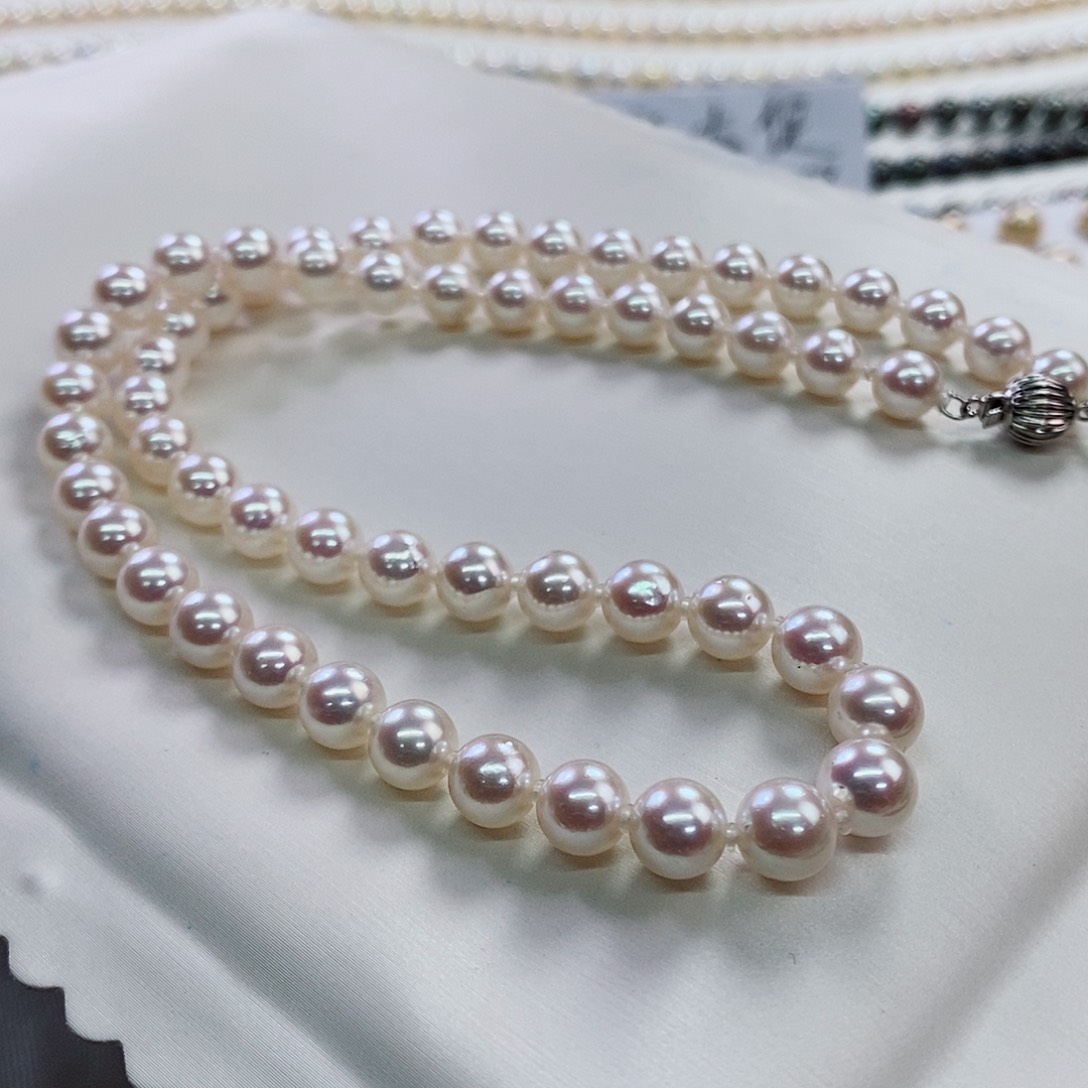 项链未镶嵌海水珍珠7-7.5