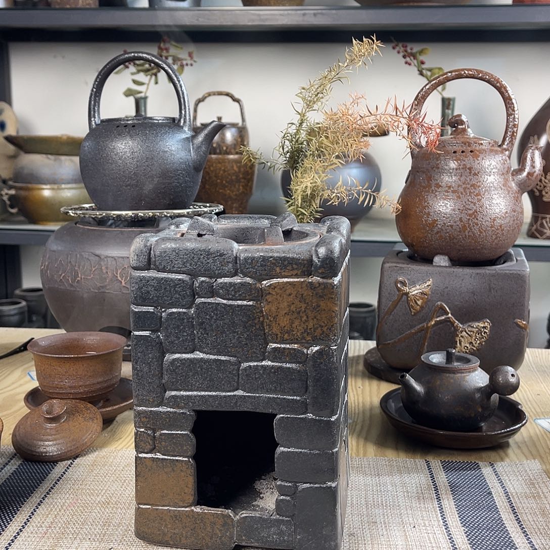 紫砂粗陶实用砂锅