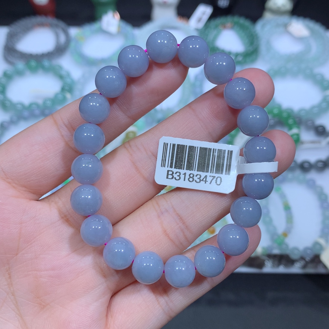 未镶嵌手串翡翠天然