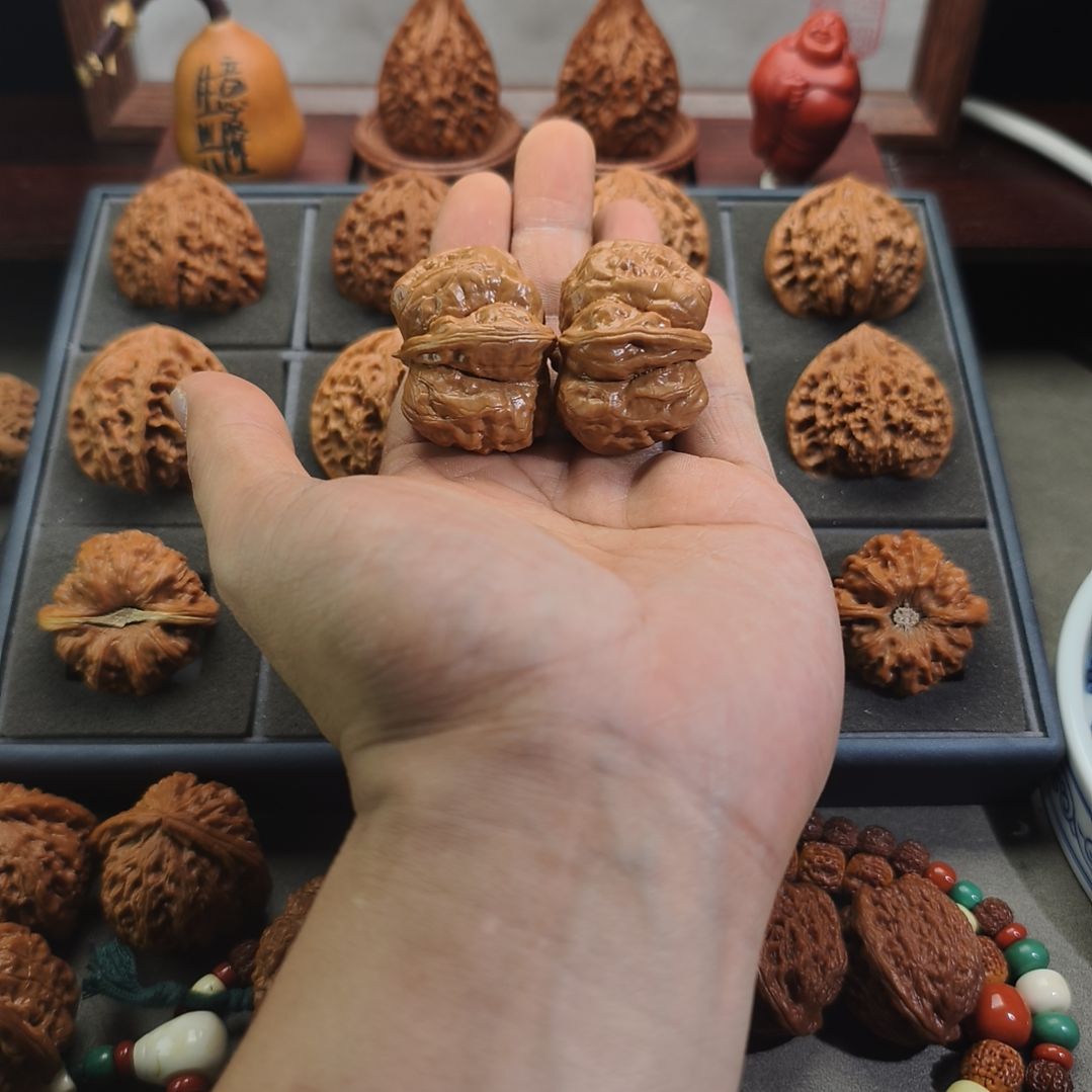 吊坠文玩核桃42蘑菇云蛤蟆头