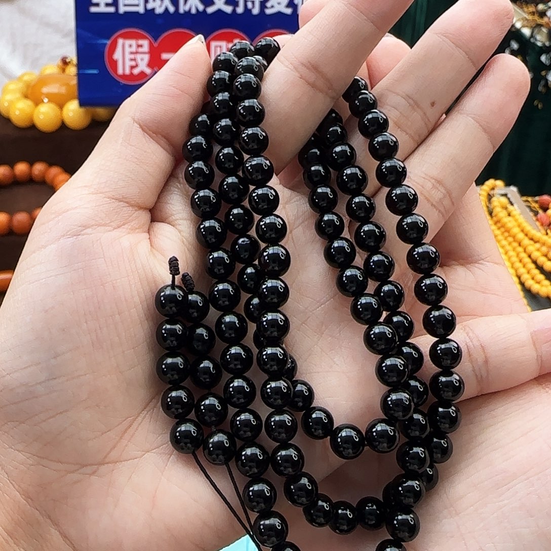 琥珀颈饰未镶嵌6Ｍ翳珀108