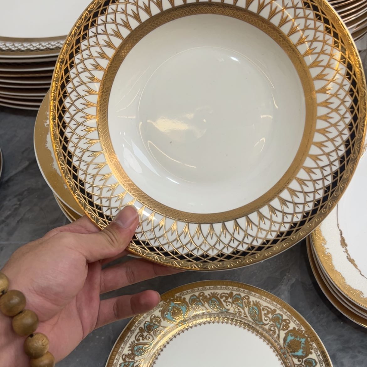 【闪购商品】瓷片9寸草帽盘两个一单福利价