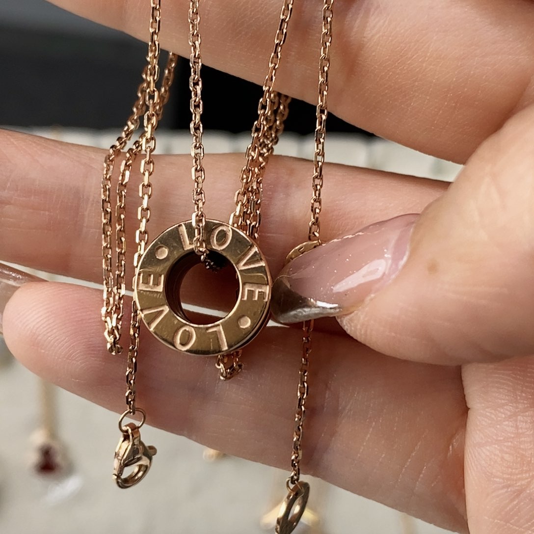 玛瑙/玉髓颈饰18K金镶嵌路路通k枚