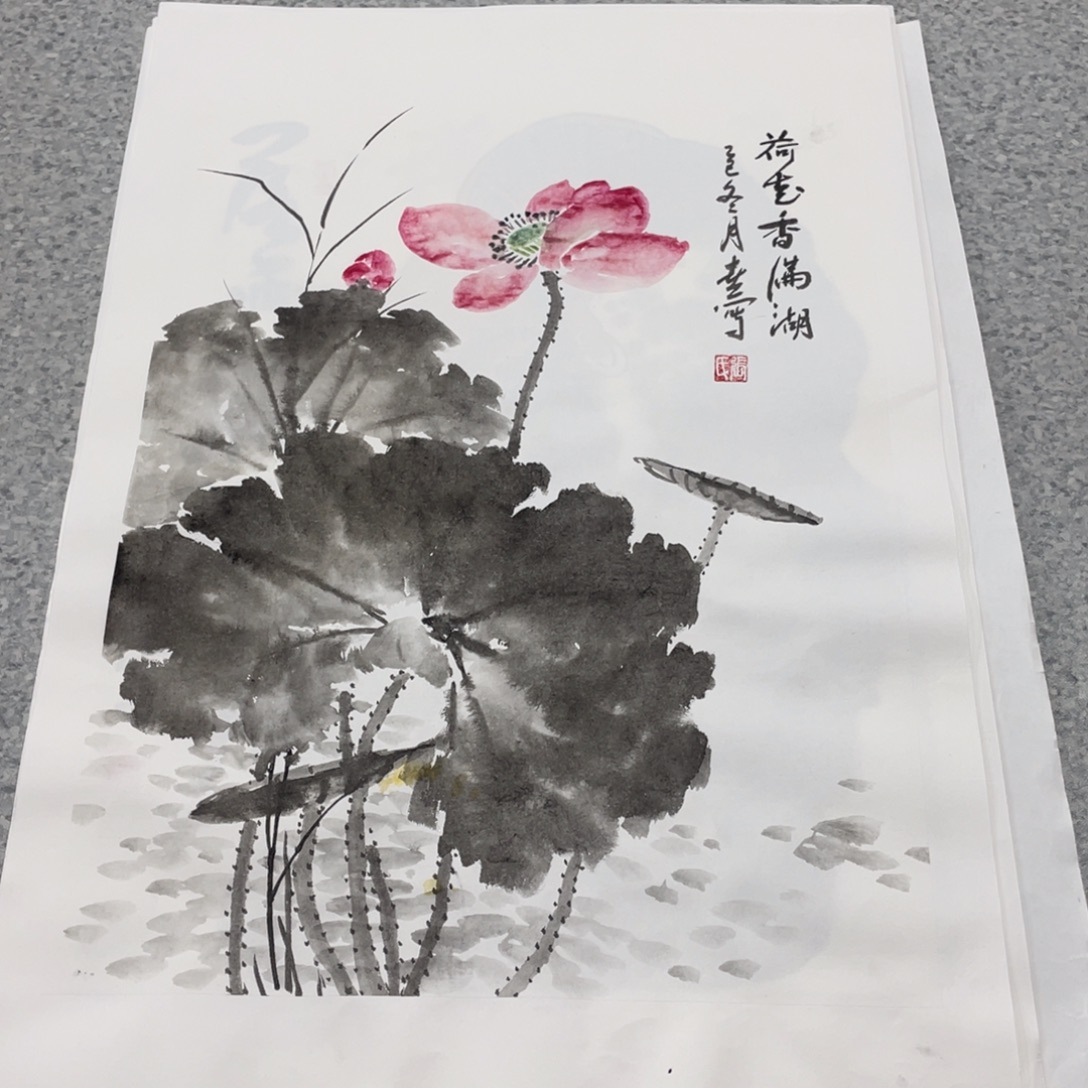 国画1.4平尺国画作品