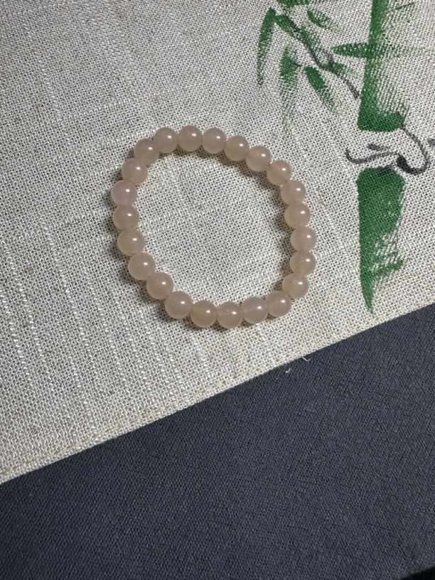 润，油！藕粉玉石手串