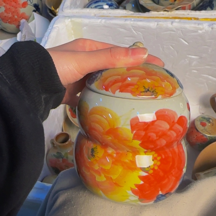 瓷片景德镇陶瓷手工手绘