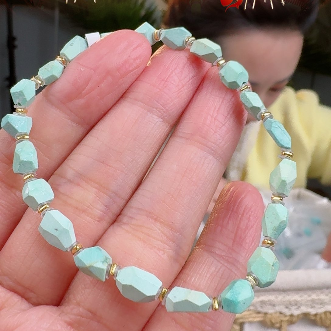 绿松石珠宝奇石未镶嵌