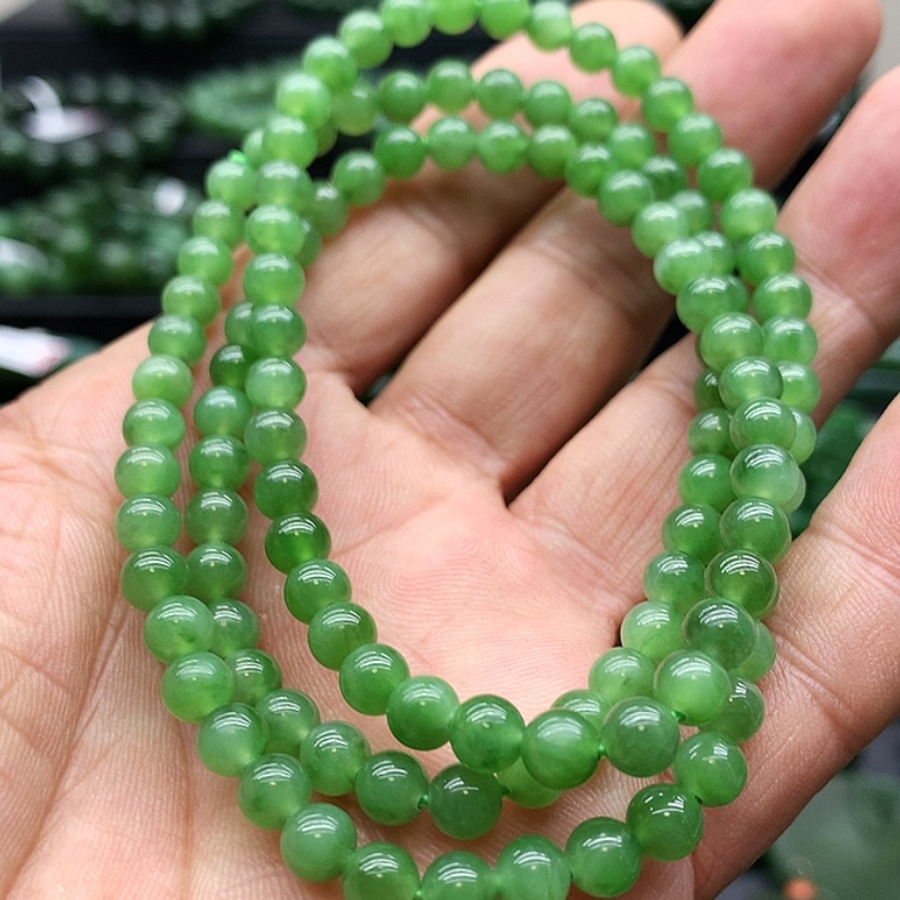 【闪购商品】和田玉（碧玉）手链未镶嵌