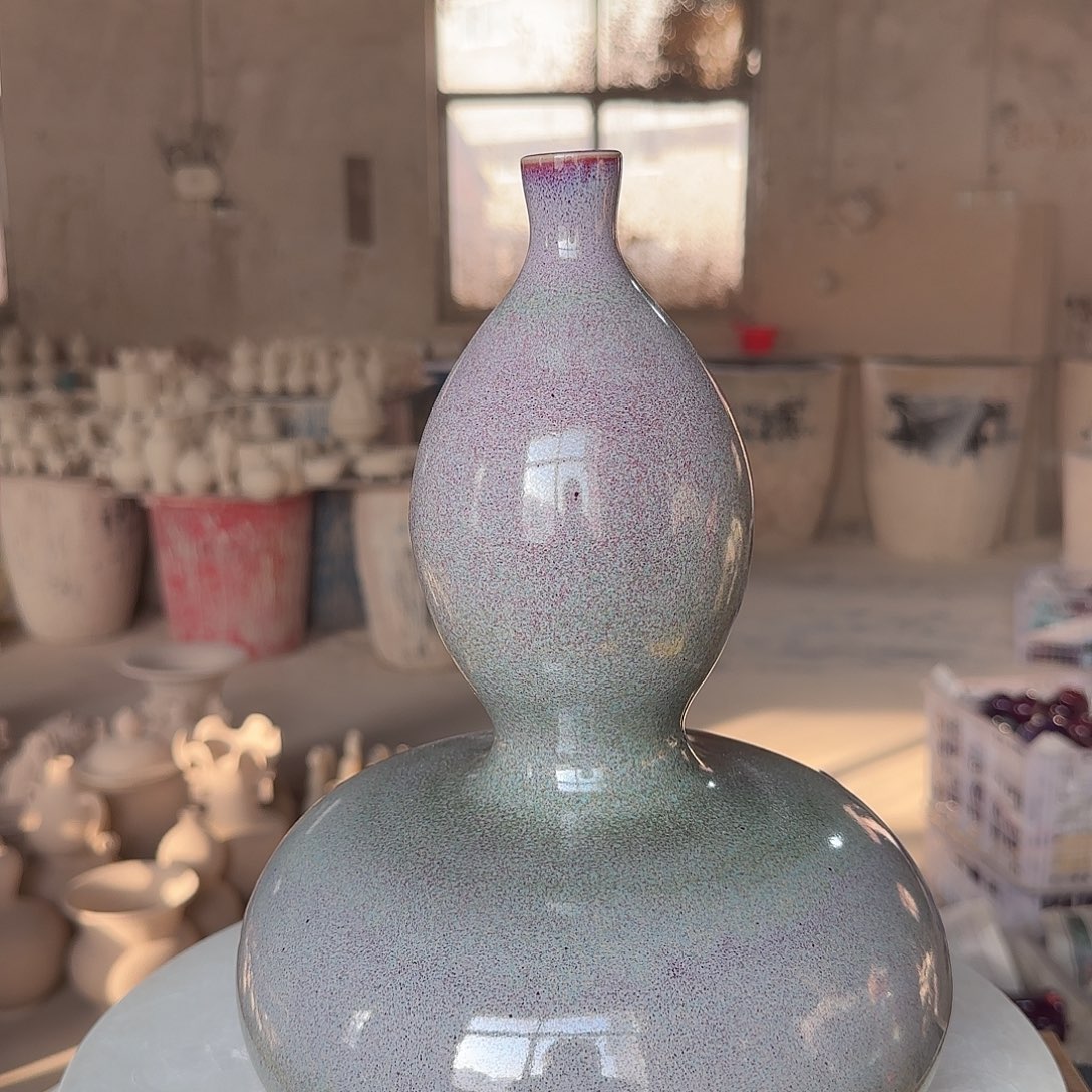 陶摆件郑家钧窑摆件