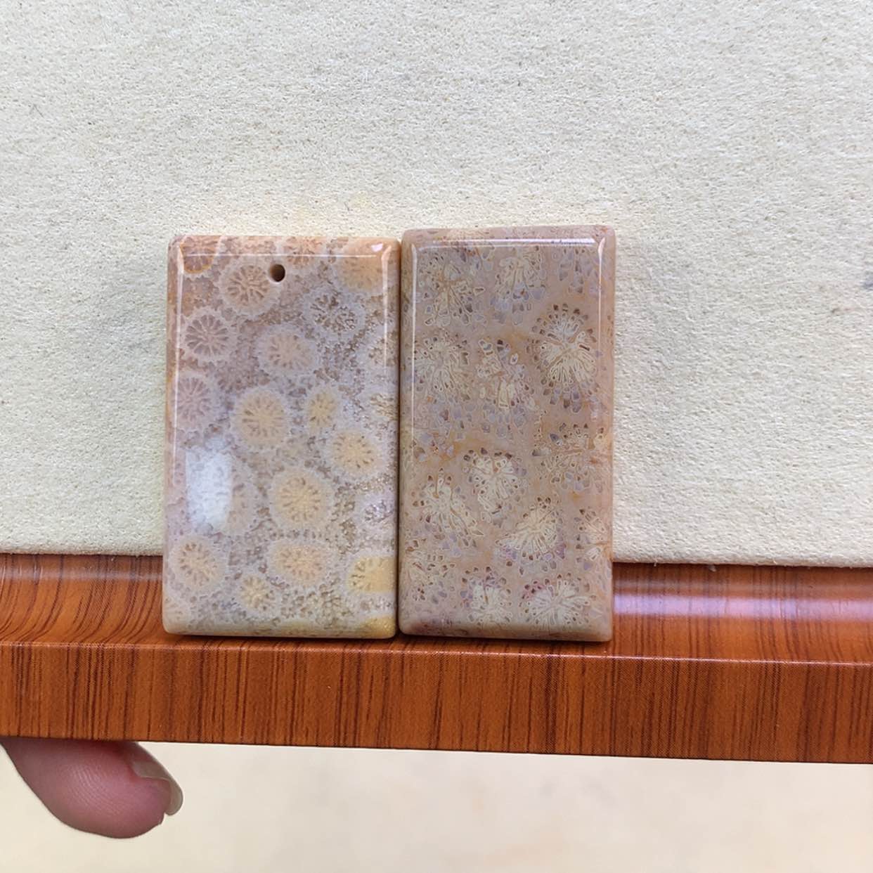 【闪购商品】颈饰未镶嵌硅化珊瑚（珊瑚玉）6号福利吊坠