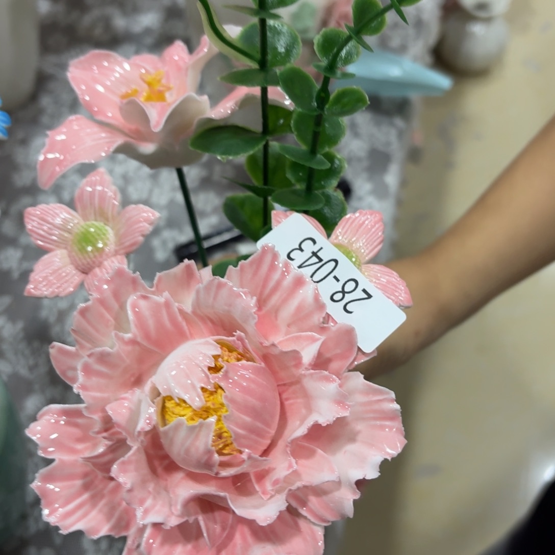 满20发货，陶瓷花，退款拉黑2843