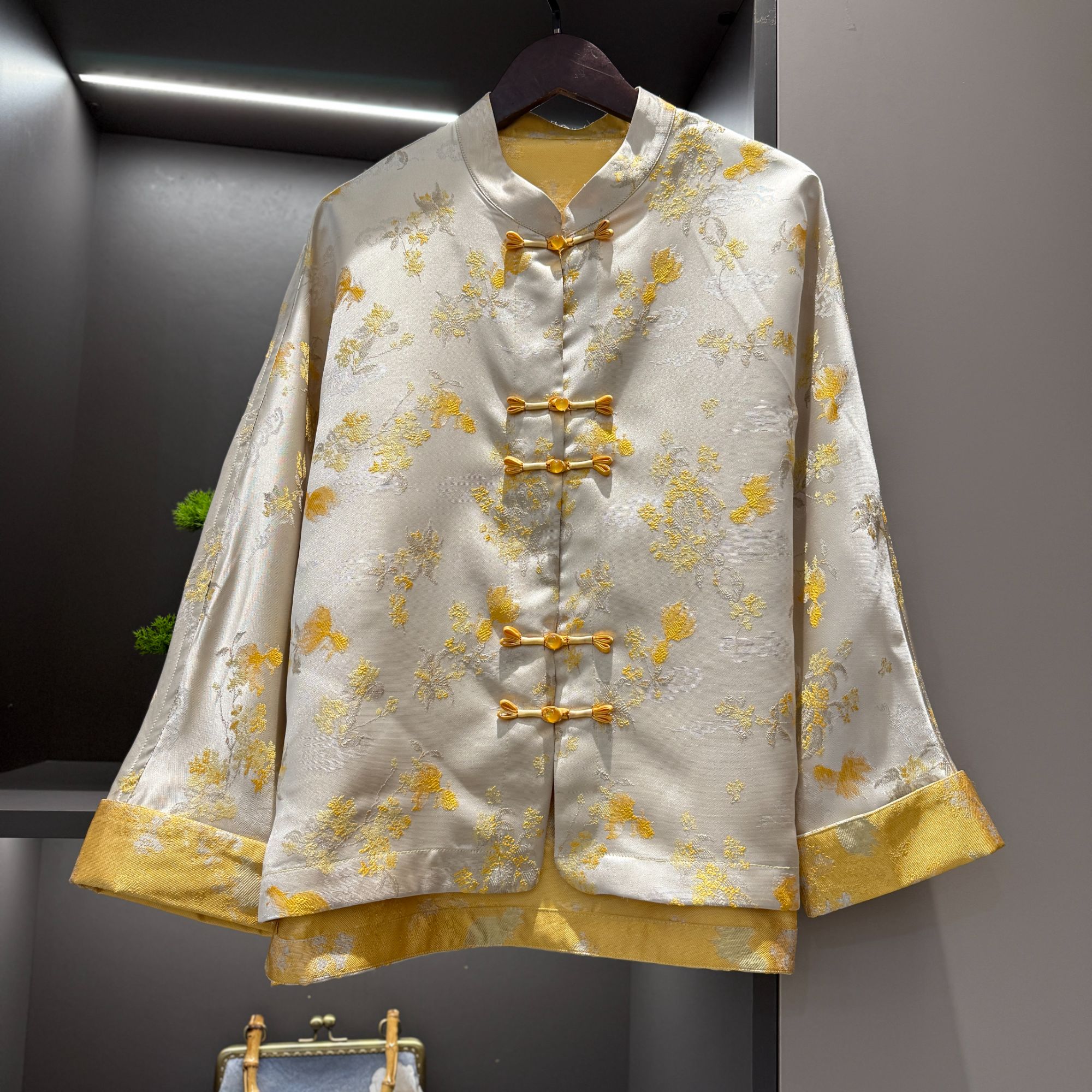 【金芝玉叶】中式开衫复古盘扣传统改良气质春季女装宽松上衣2725