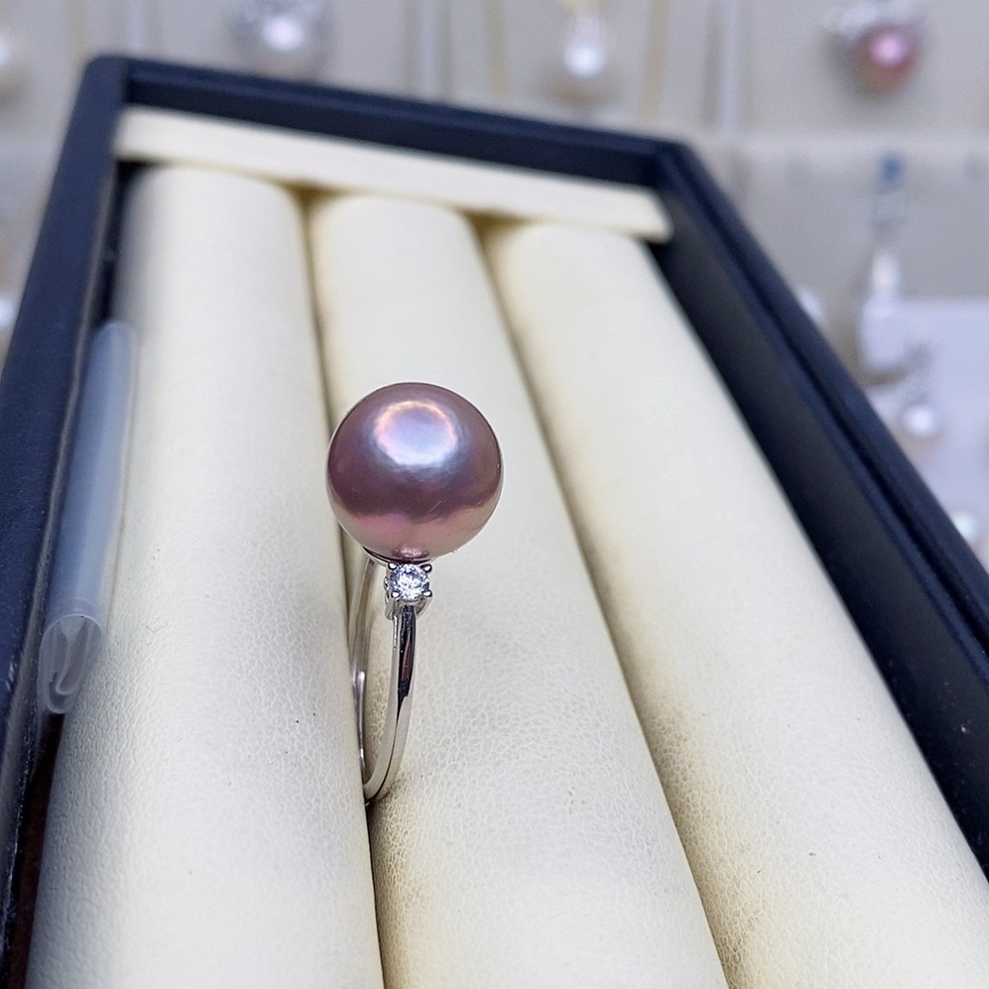 淡水珍珠颈饰银S925镶嵌