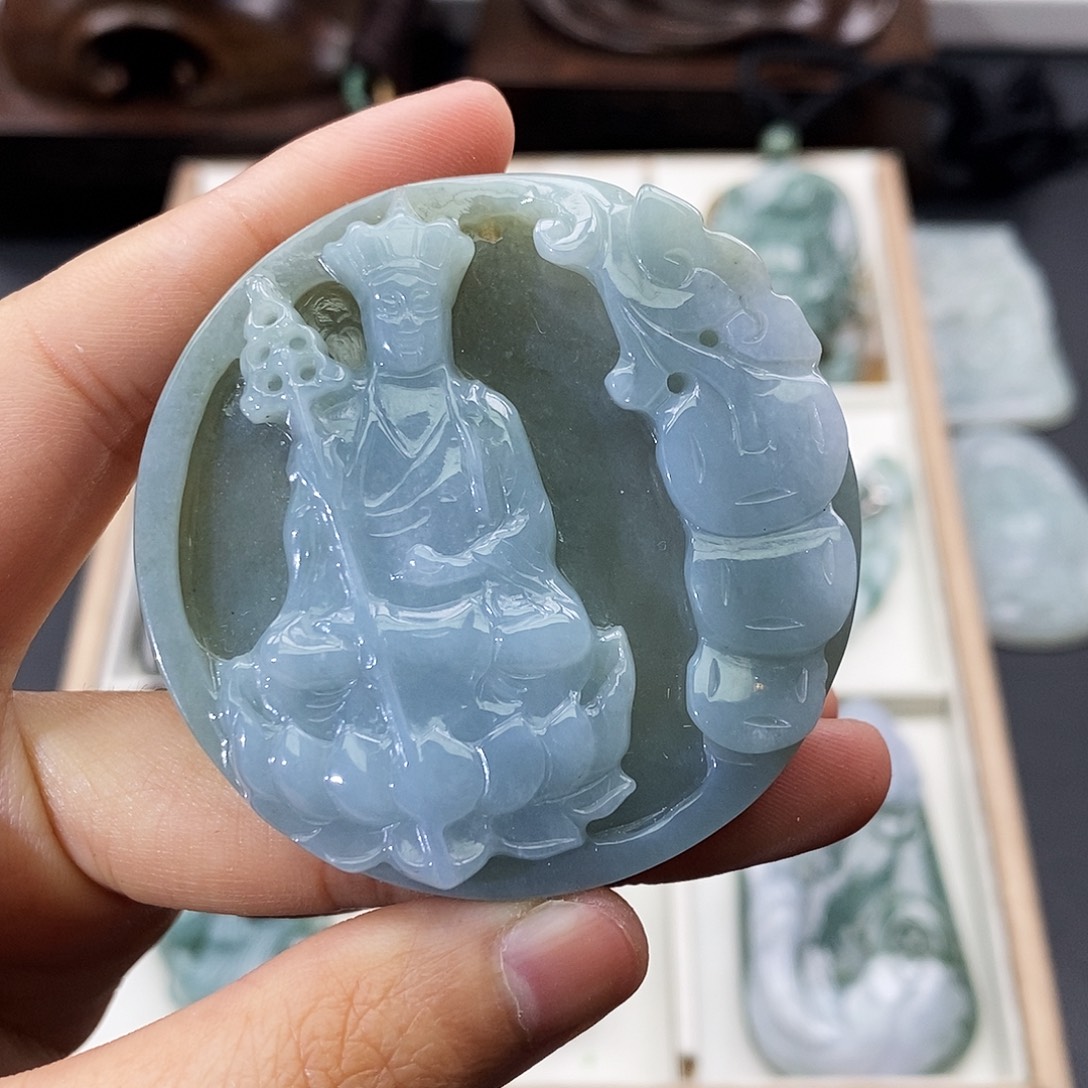 翡翠未镶嵌颈饰缅甸翡翠a货