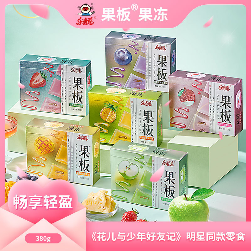 乐逍遥果板果冻18包