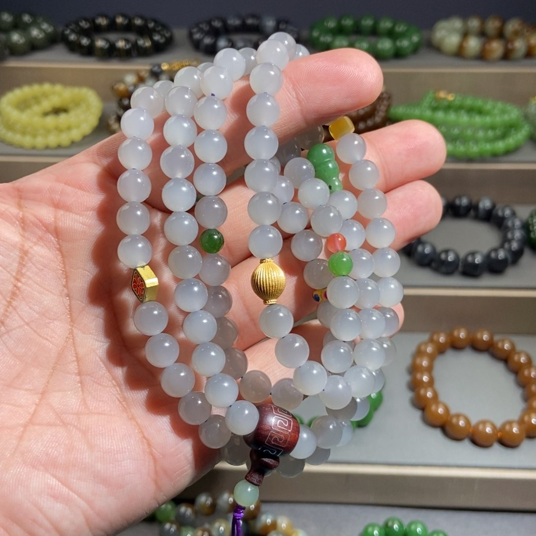 和田玉手链未镶嵌