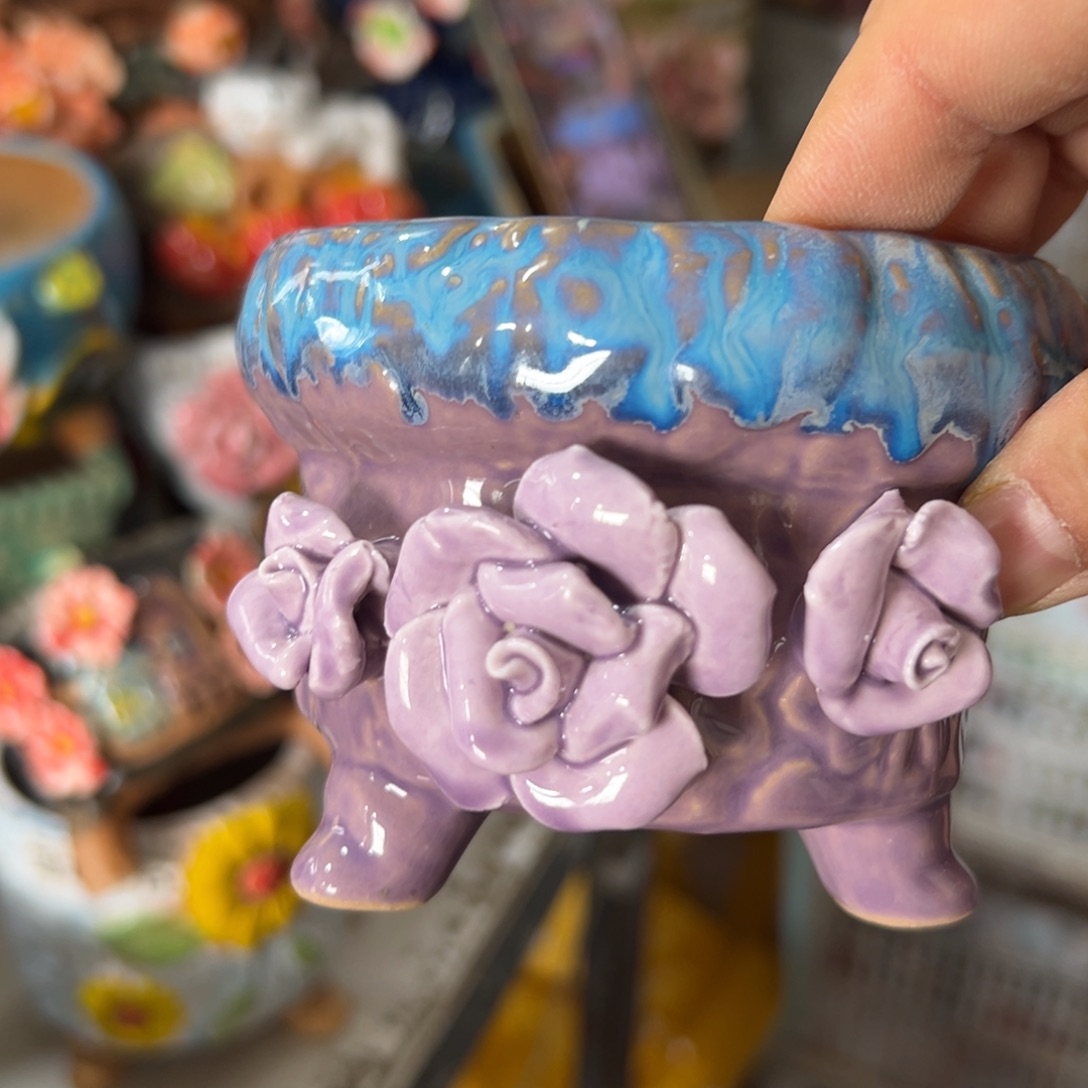 多肉花盆，满20发货，爱退款拉黑