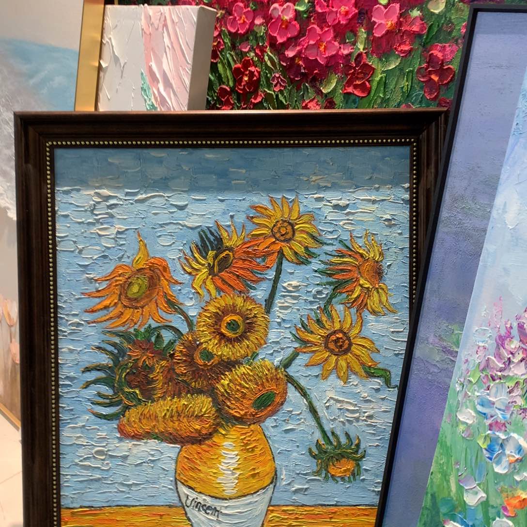 横款50.60向日葵挂画