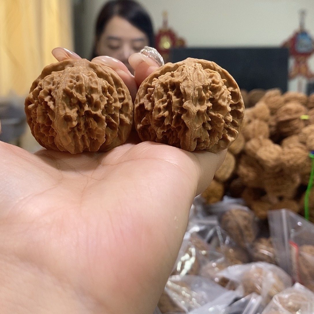 把件文玩核桃41➕皇冠狮子头