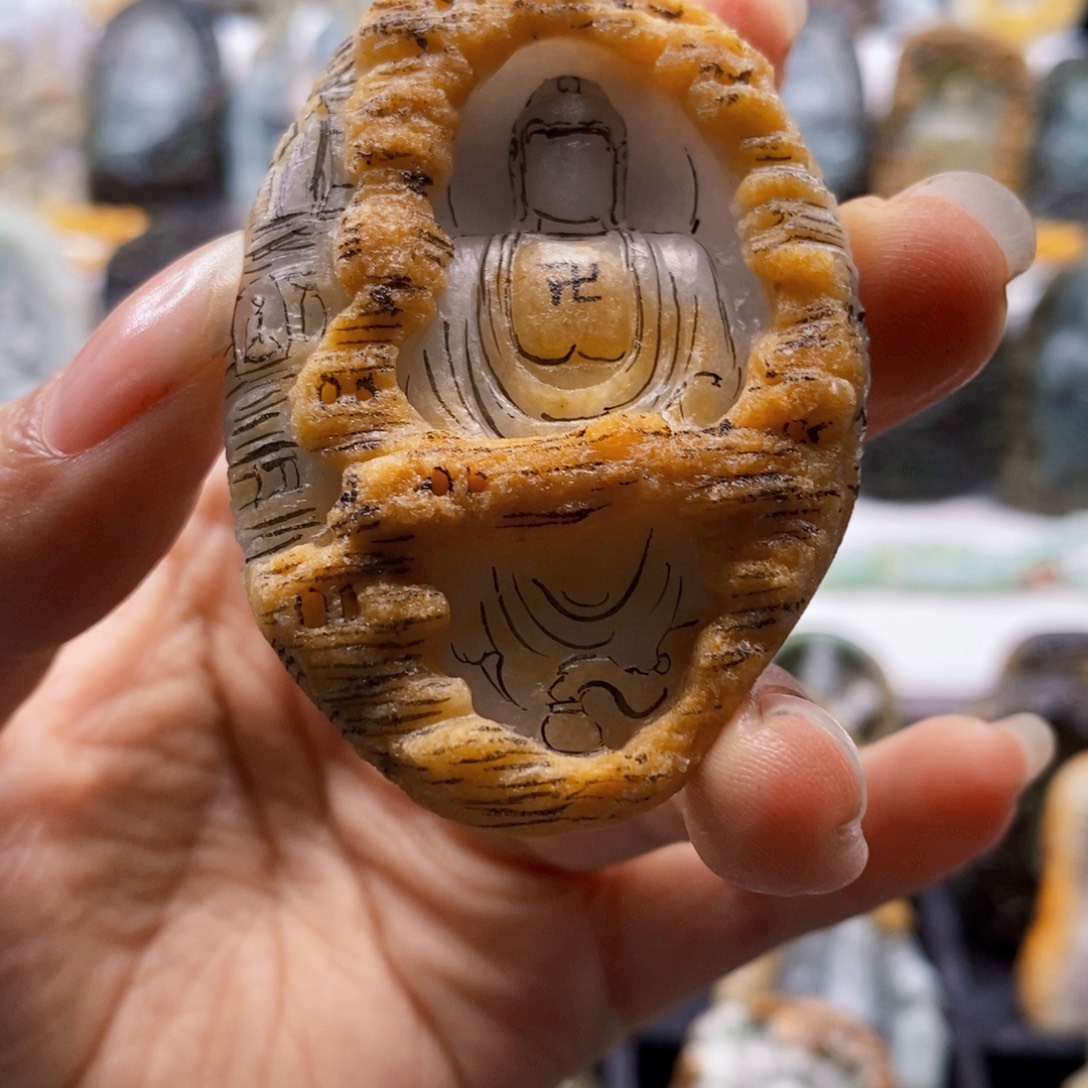 挂件玛瑙/玉髓合金纯天然的翡翠定制料