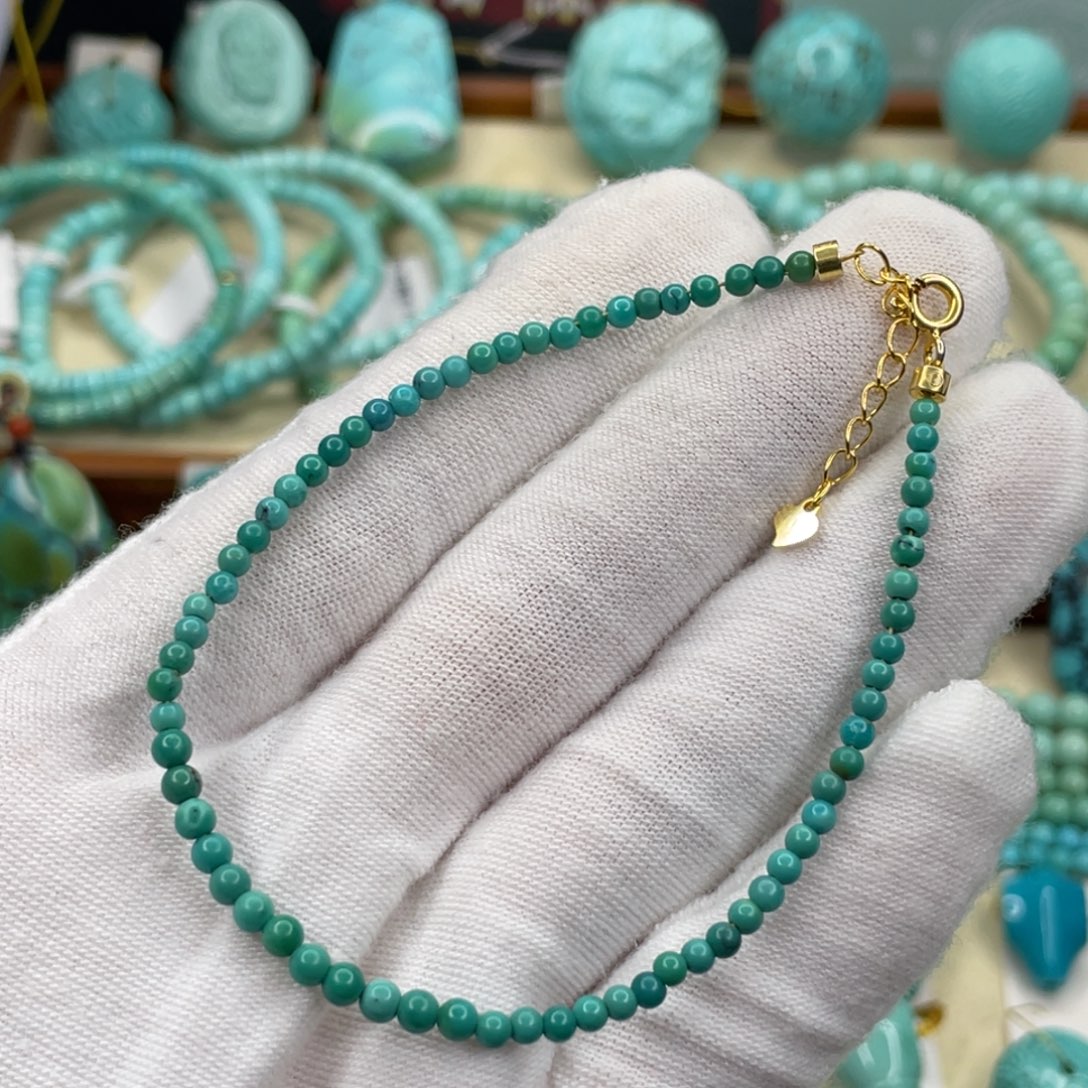 绿松石未镶嵌颈饰