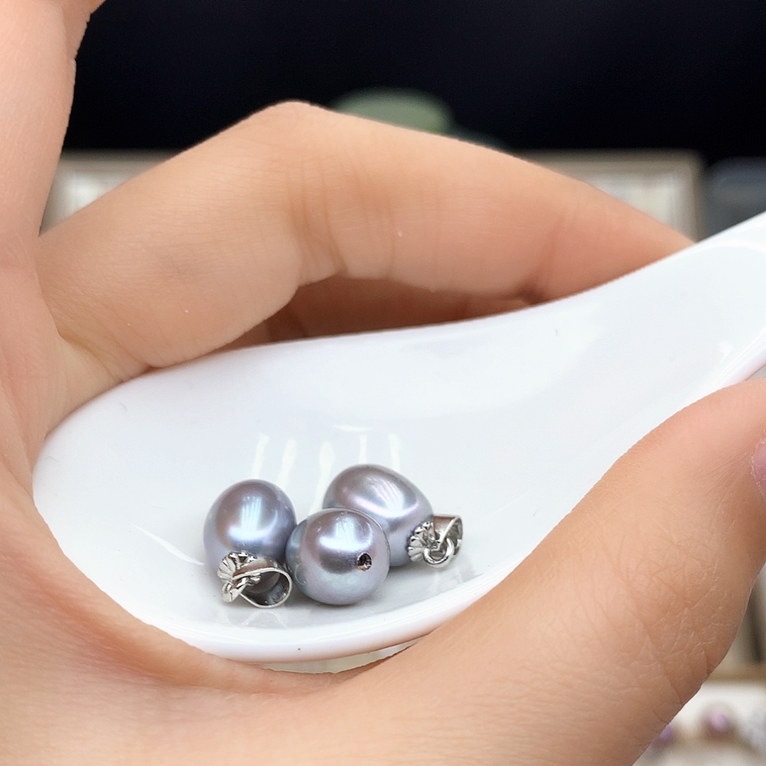 淡水珍珠吊坠(不含链)合金