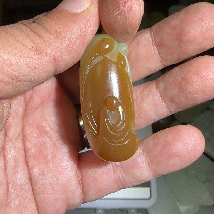 和田玉把件未镶嵌执*