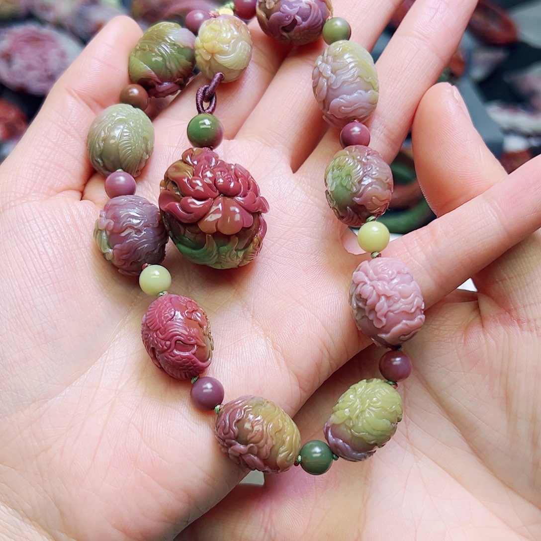 玛瑙/玉髓颈饰未镶嵌齐****师手串