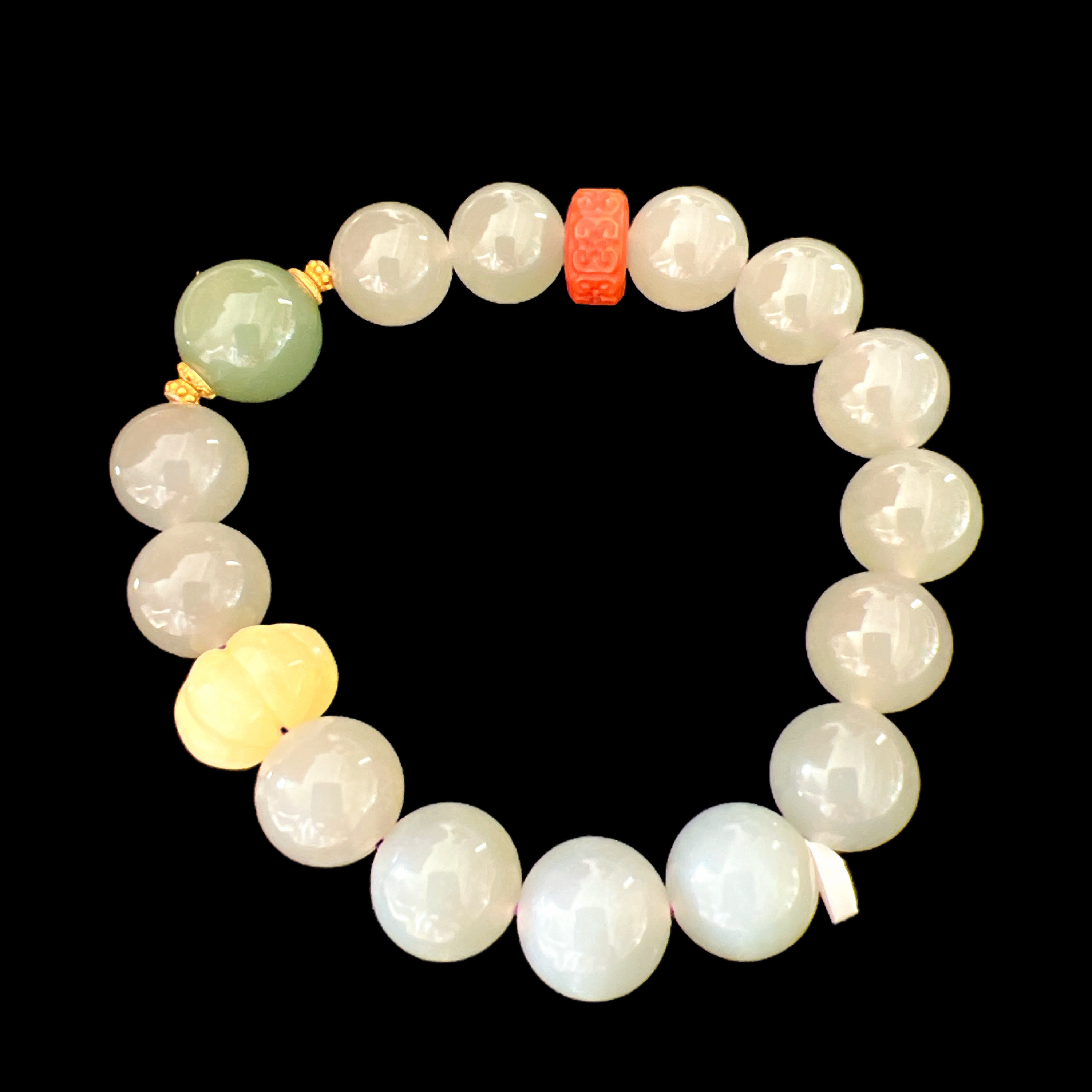 V7600和田玉手串孤品