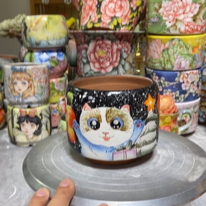 景德镇艺术手绘作品