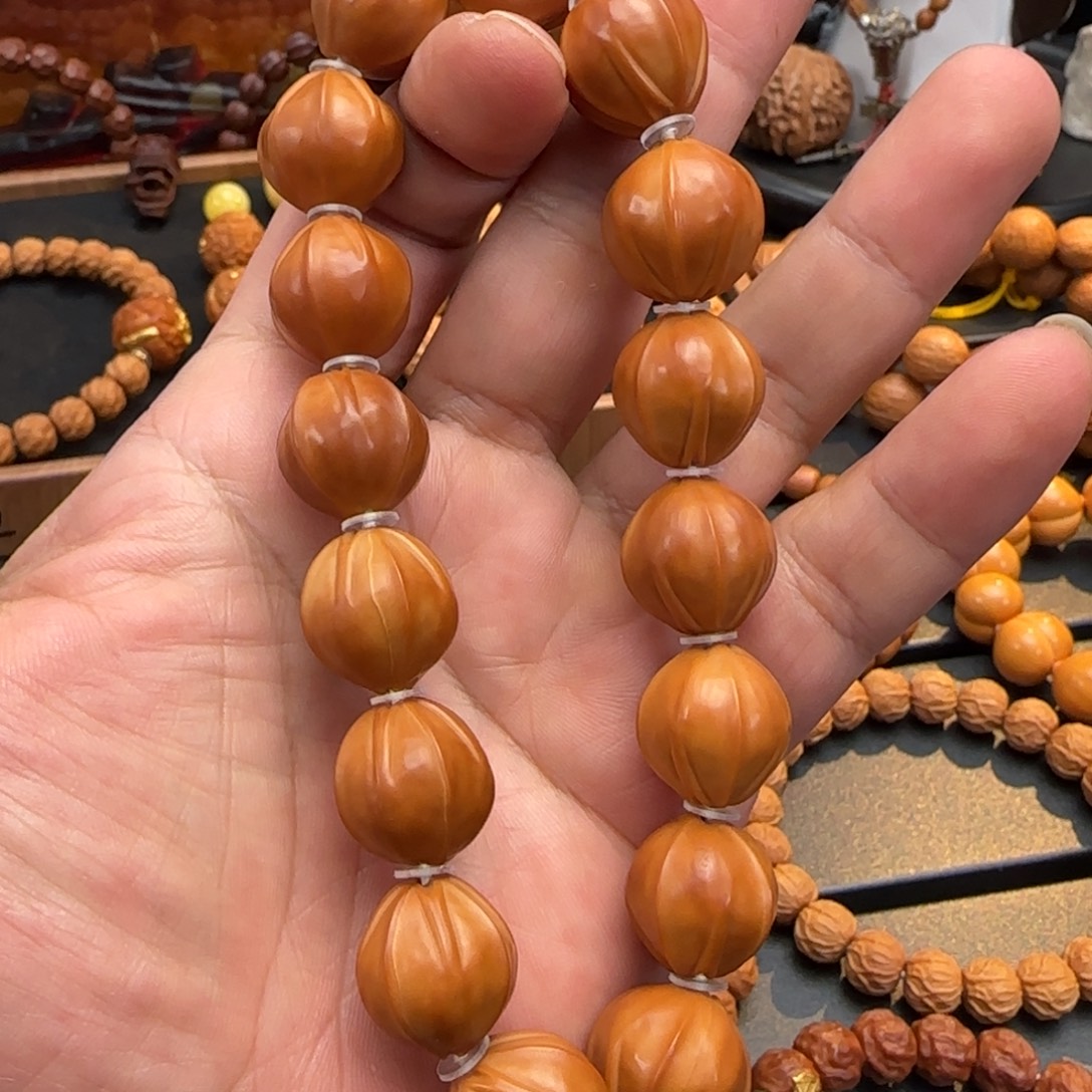 猴头核桃手串四花铁核猴头手持