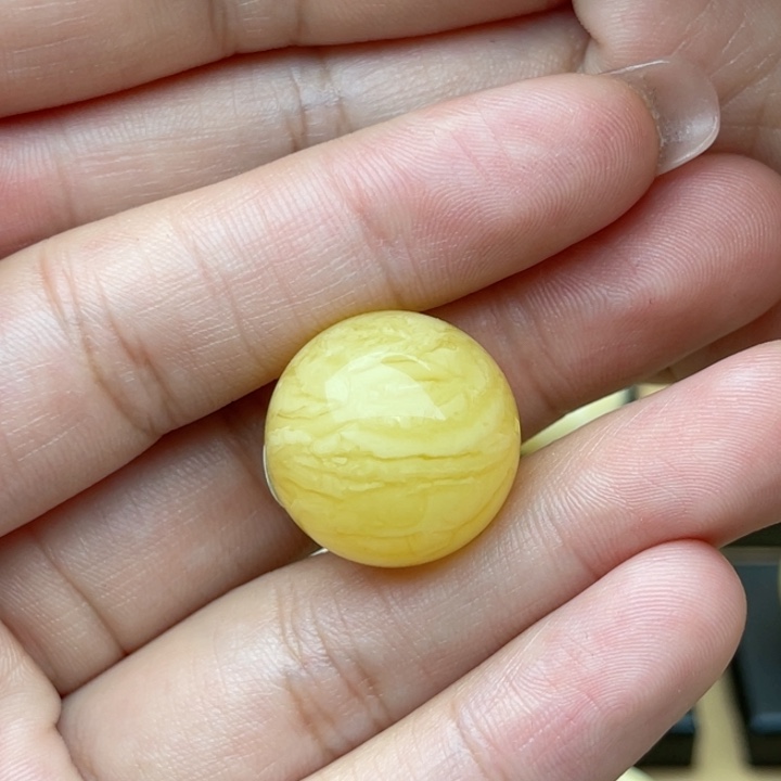 未镶嵌琥珀裸石史*克蜜蜡圆珠梦