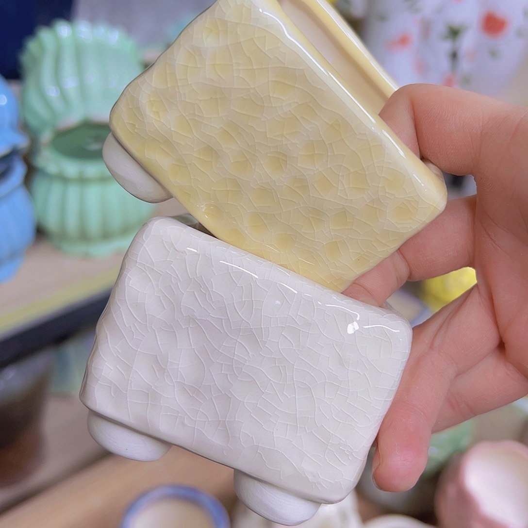 红陶陶瓷花盆当场满12包邮