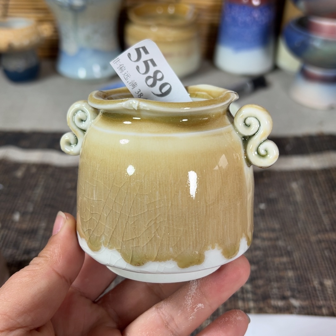 红陶景德镇手工花盆