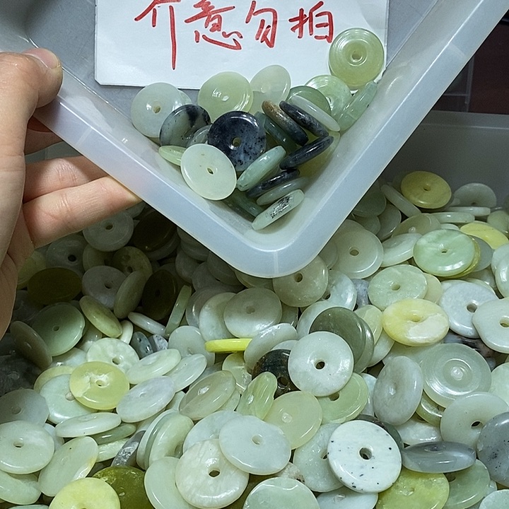 未镶嵌蛇纹石玉车挂135