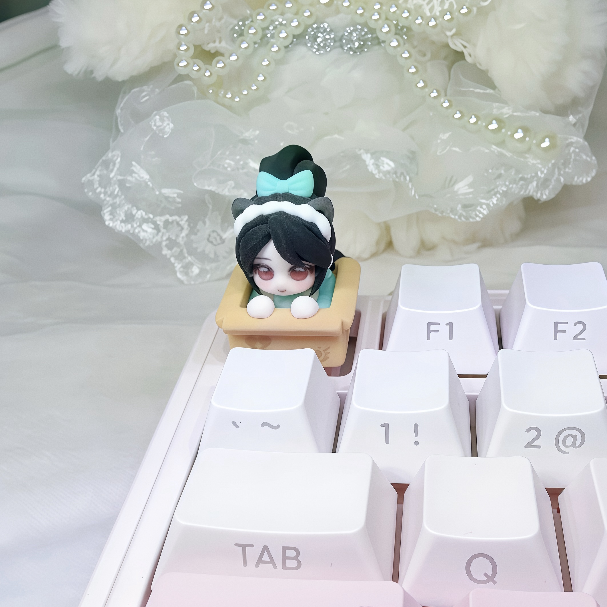 贤者可爱键帽客制化周边键帽机械键盘十字轴通用（橙子独家）