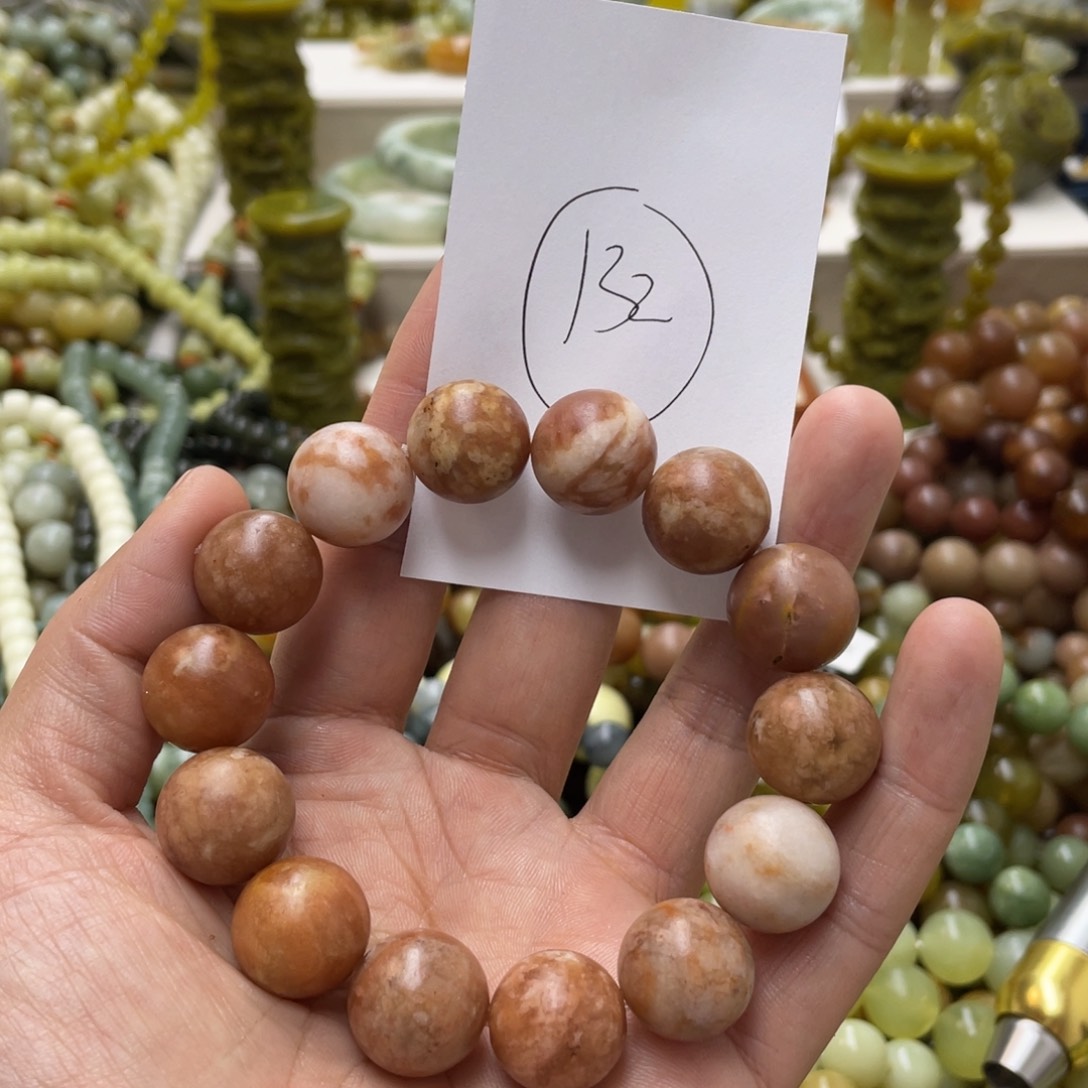 蛇纹石玉手链未镶嵌