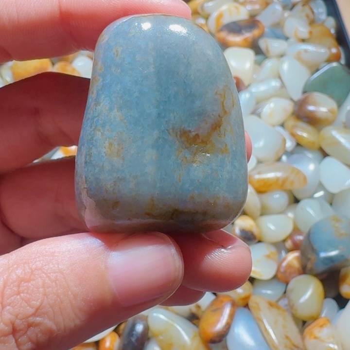 和田玉未镶嵌挂件45克