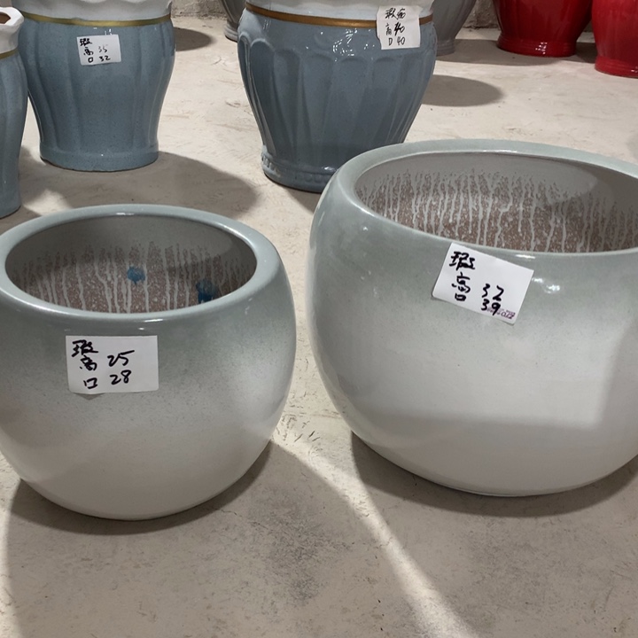 【闪购商品】红陶高温陶瓷花盆默认瑕疵