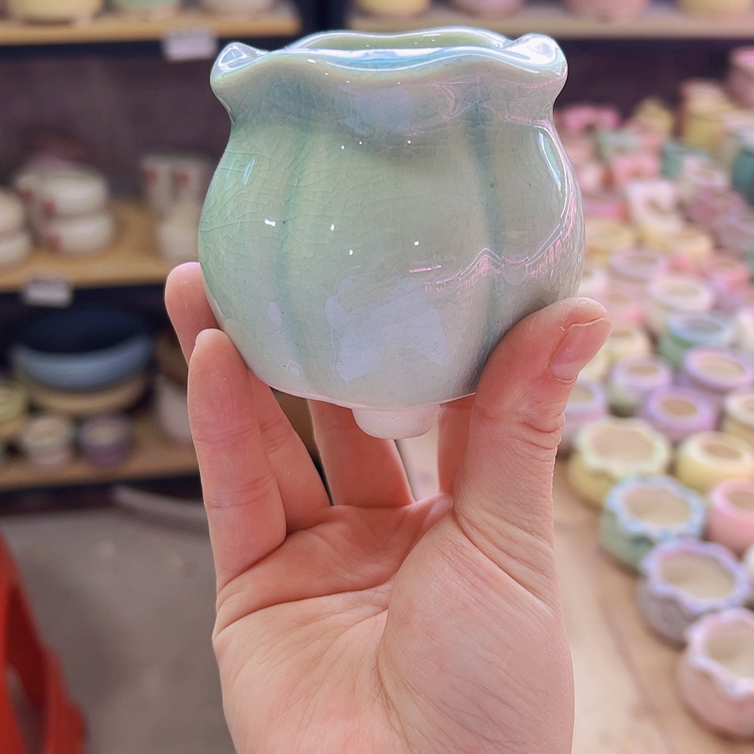 陶瓷花盆当场凑满12包邮
