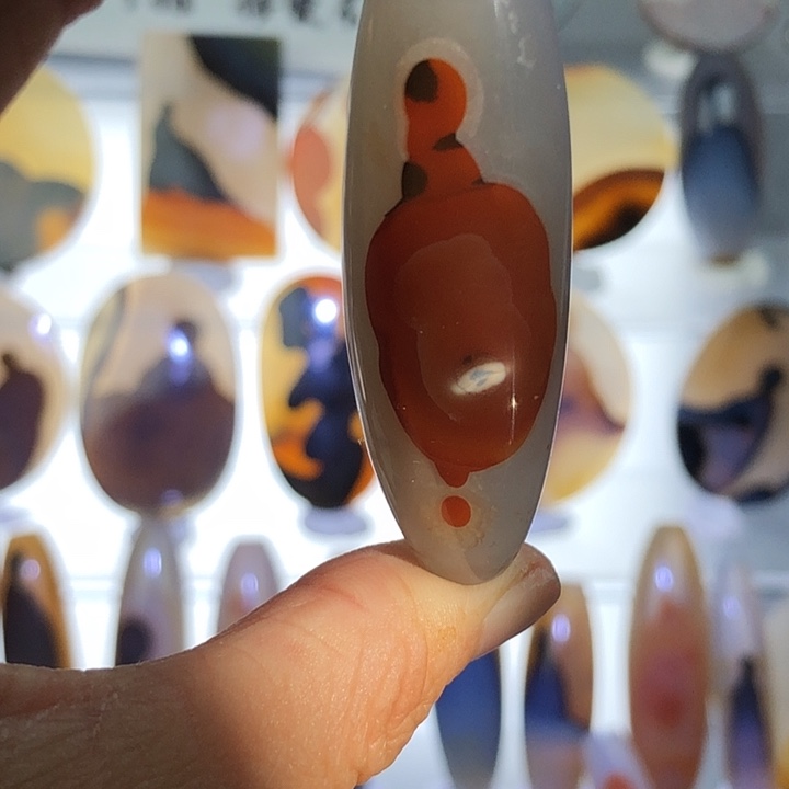 查罗石未镶嵌珠宝半成品180