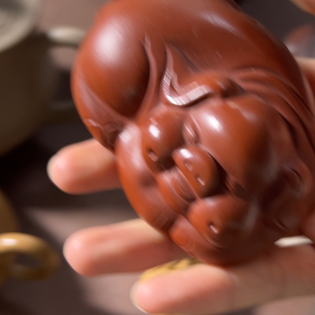 做***孟紫砂茶壶朱泥茶宠猪猪