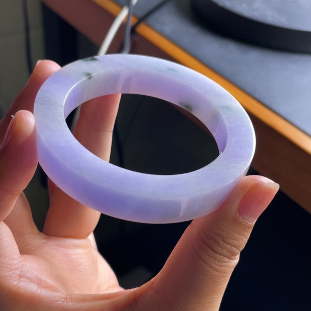 定制翡翠未镶嵌浓紫